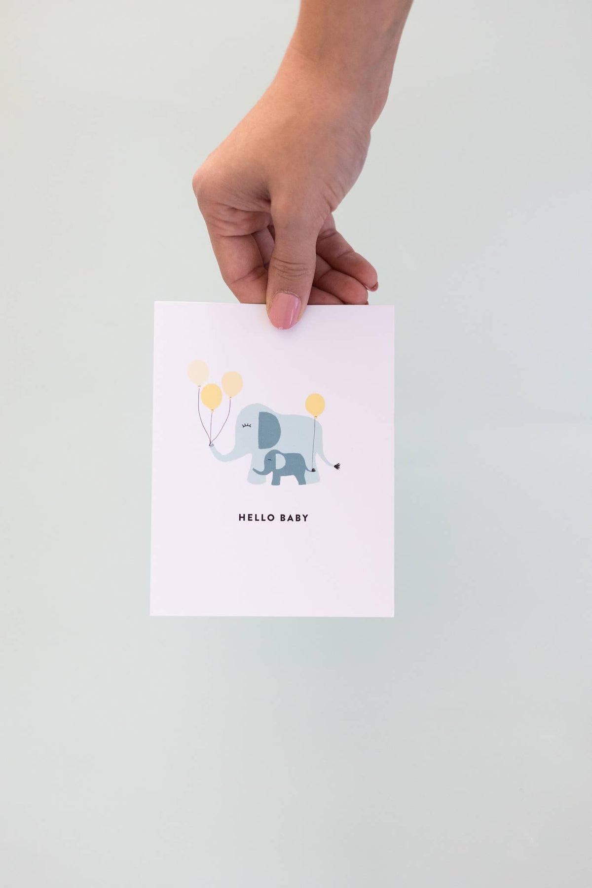 Hello Baby, Elephant Card