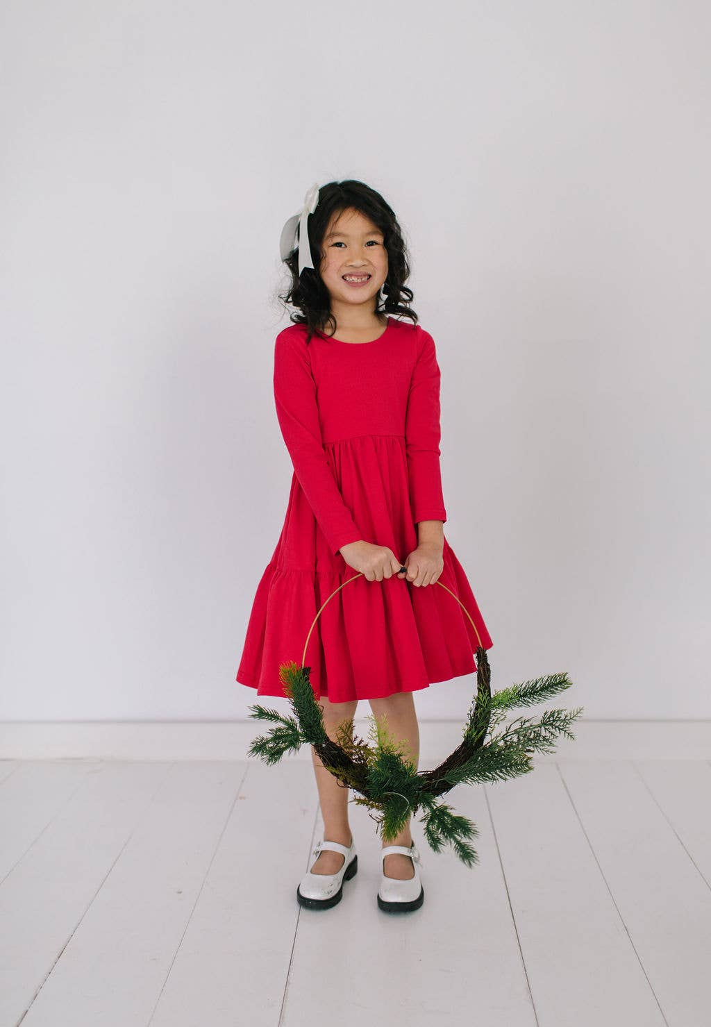Gwendolyn Ruffle in Scarlet | Girls Dress 