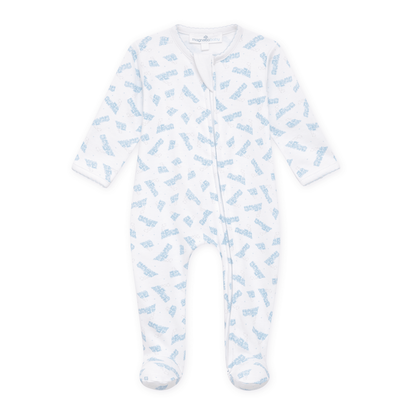 Choo Choo Train Print Footie