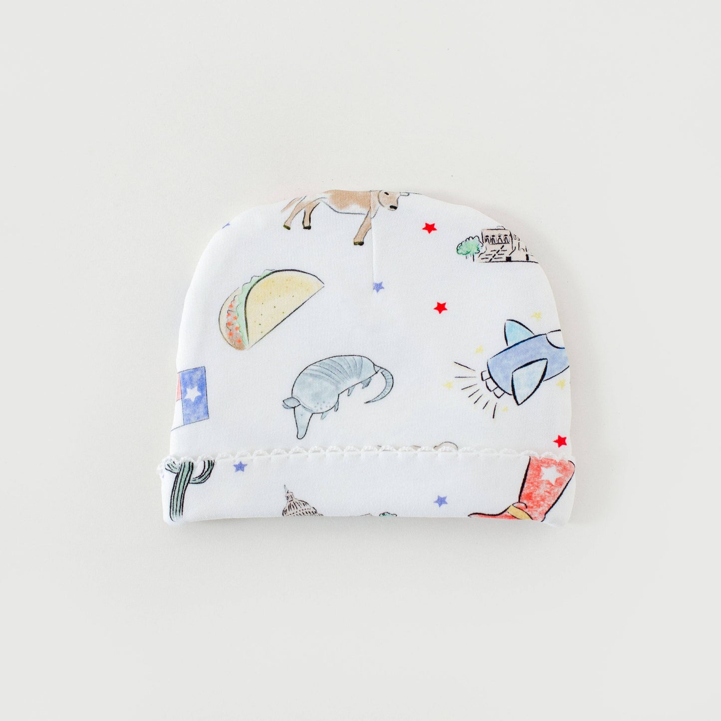 Texas Kids Organic Cotton Newborn Cap