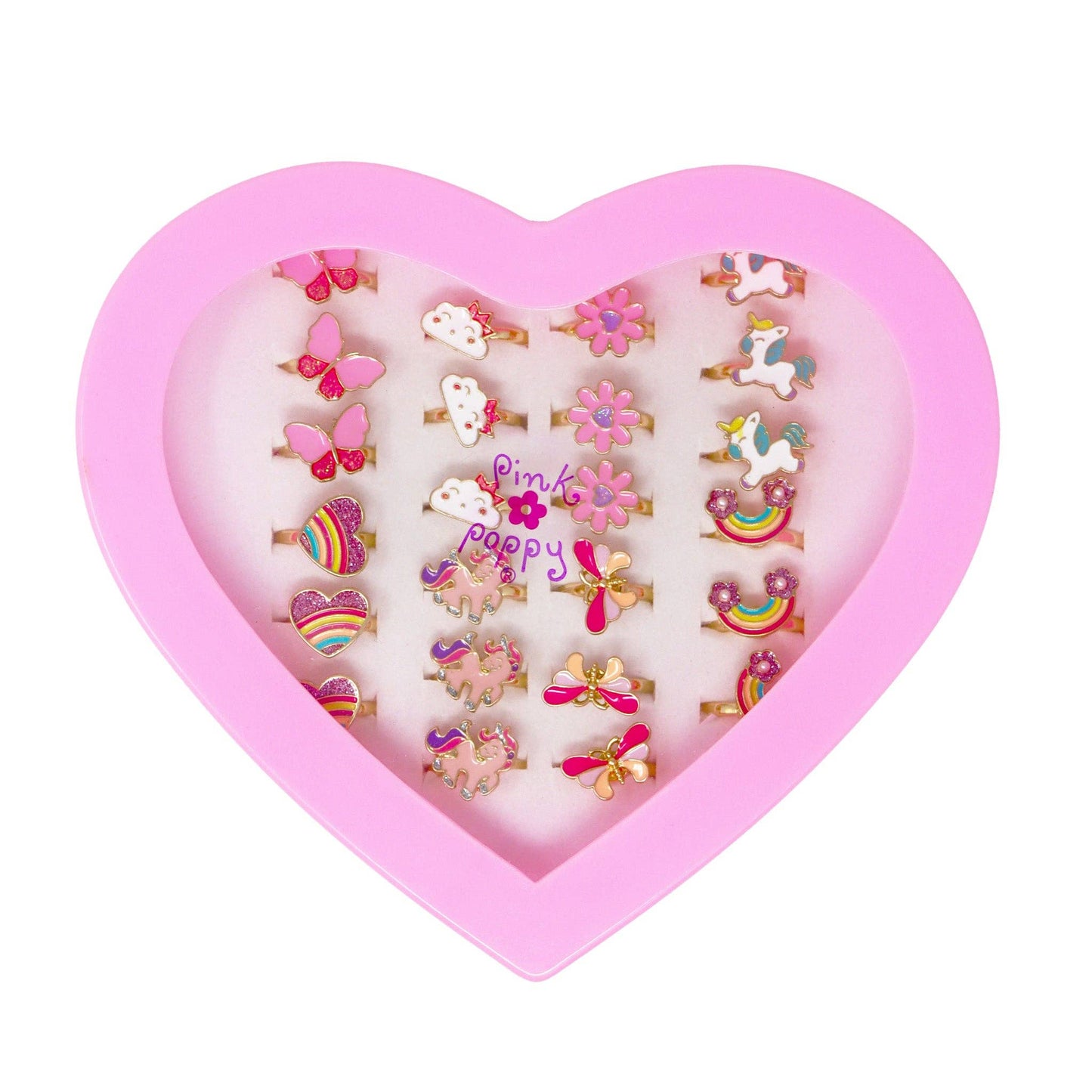 Fidget Rainbow Fantasy Sparkle Rings