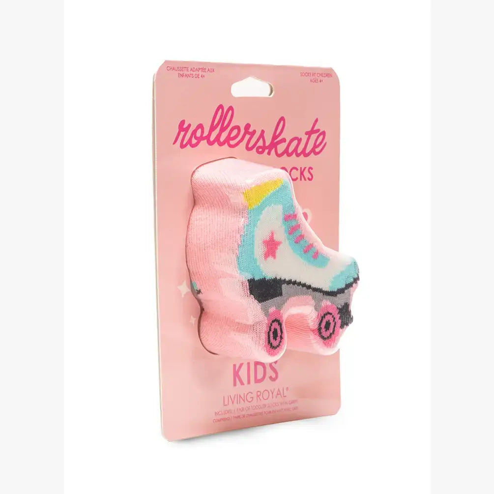 3D Packaged Crew Socks - Rollerskate
