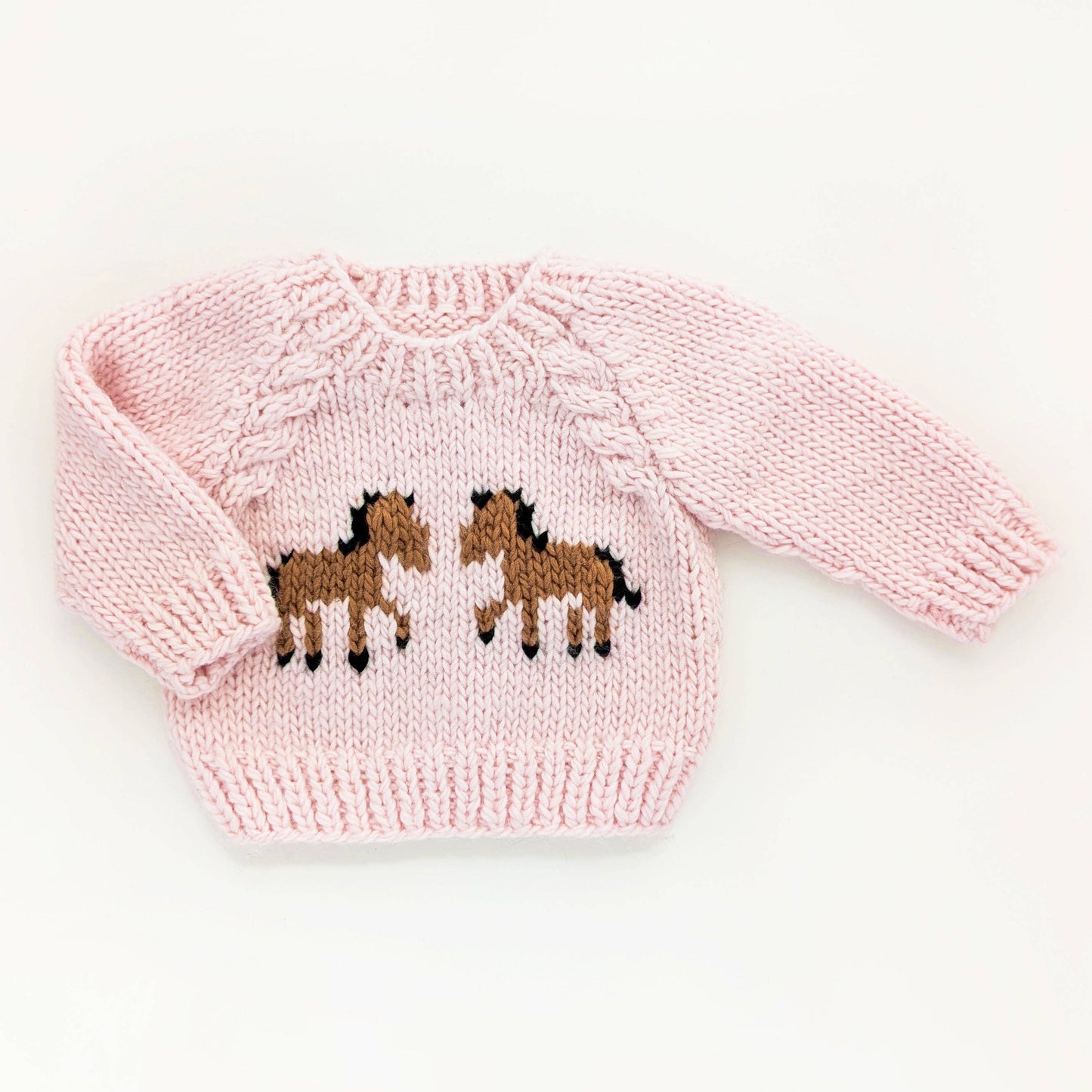 Pony Sweater Blush Toddler