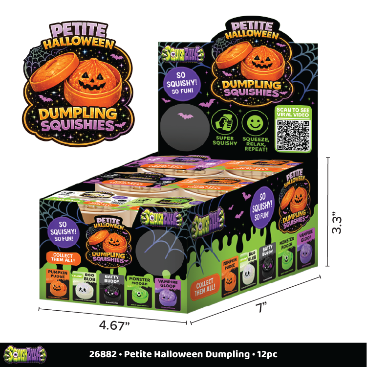 Petite (Mini) Halloween Squishy Dumplings