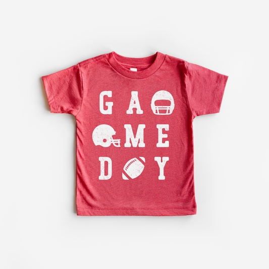 Game Day Sunday Funday Football Toddler and Youth Shirt