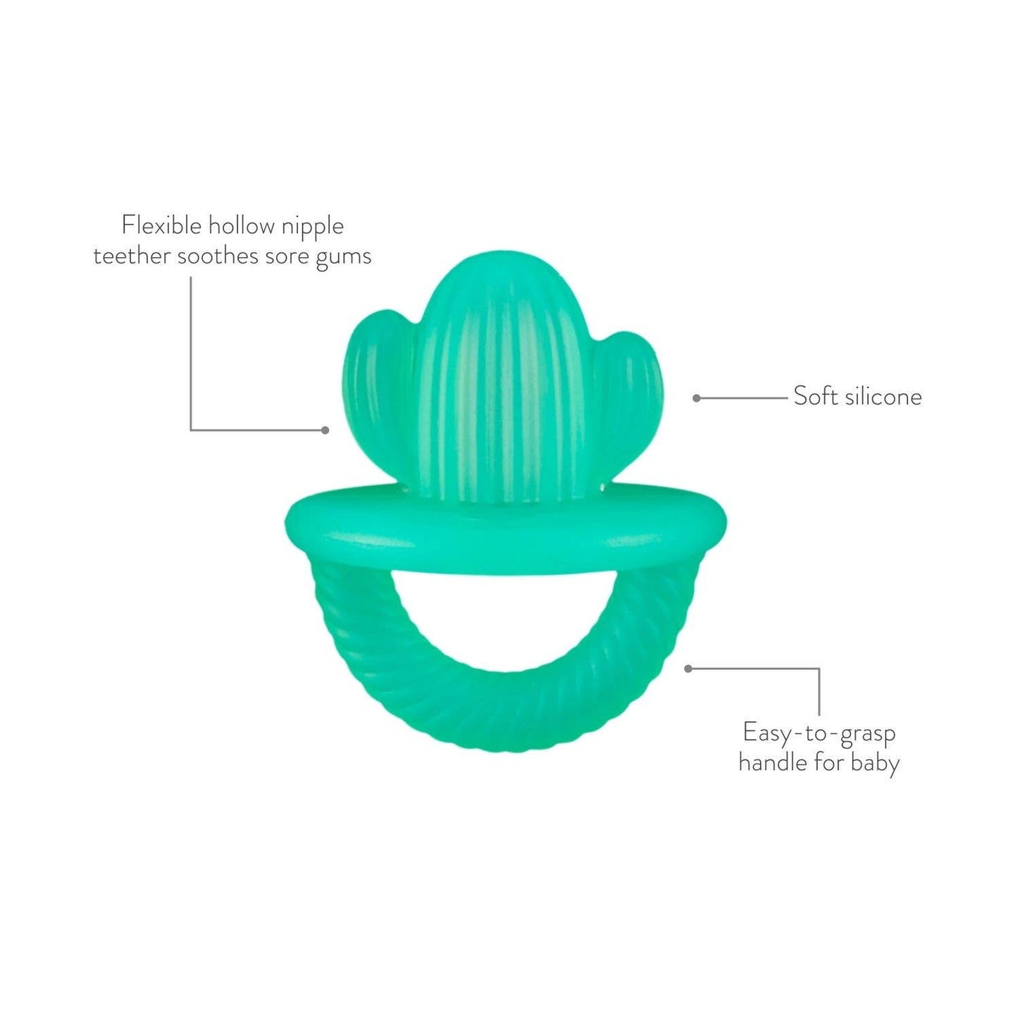 Teensy Teether Hero Pop Soothing Silicone Teether