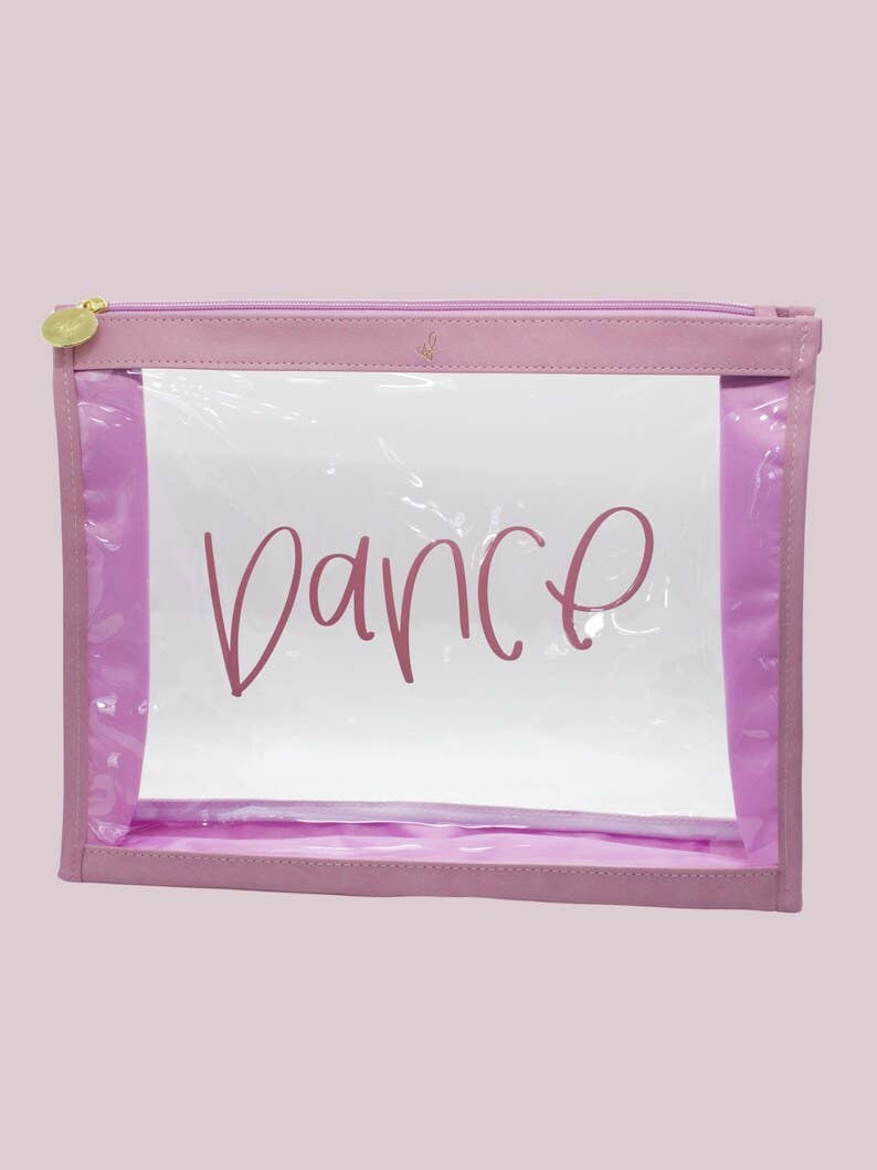 Large Clear Purple Bag for Dance Recitals & Dance Teacher Gifts