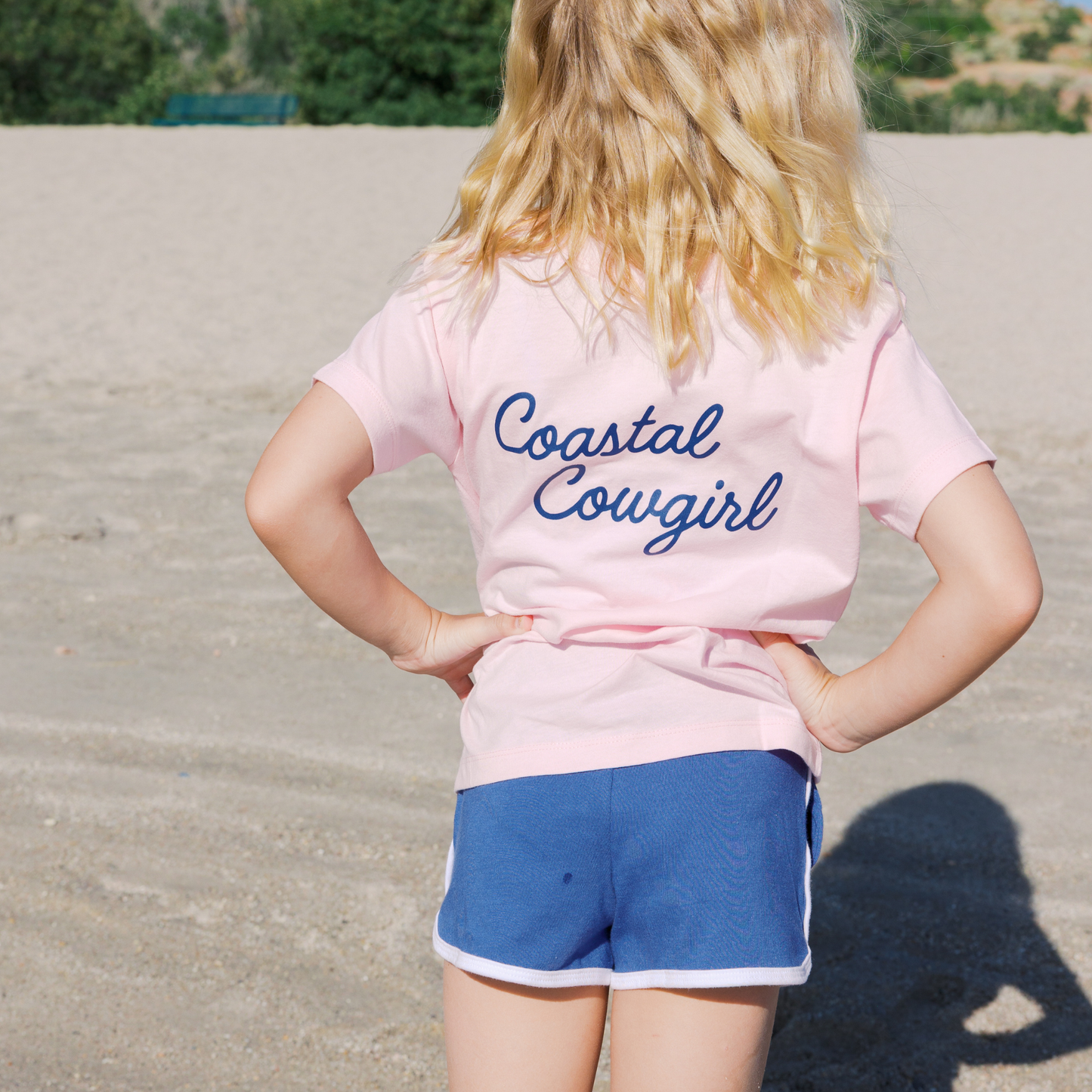 Coastal Cowgirl Surfboard Girls Tee