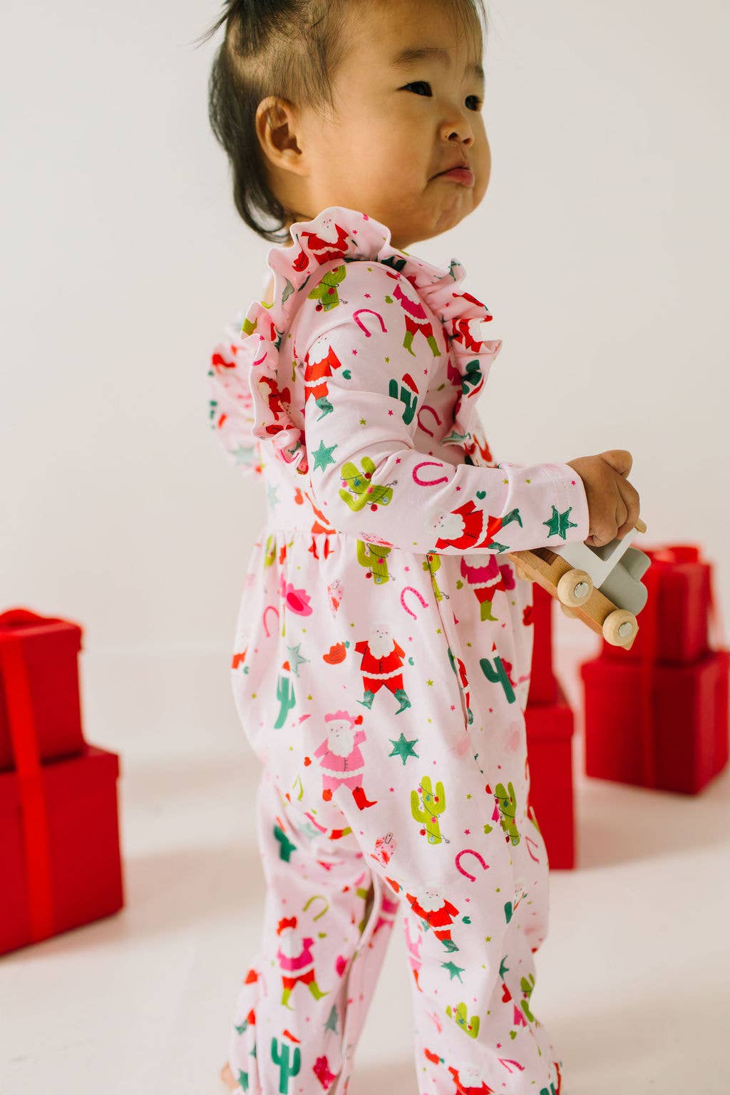 Mabel Bubble in Cowboy Santa