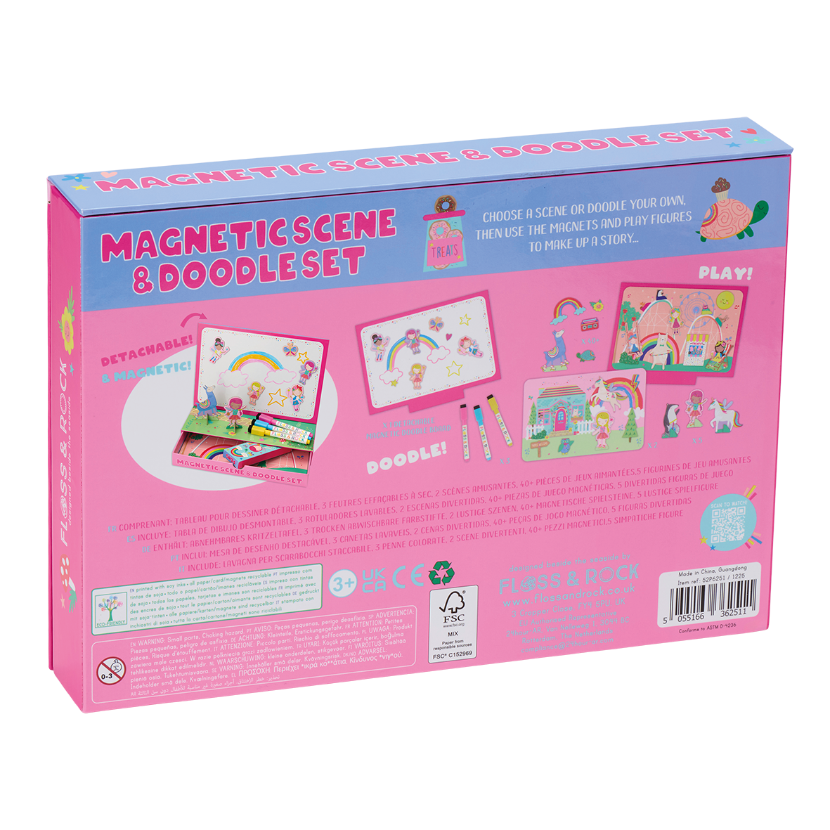 Rainbow Fairy Magnetic Scene & Doodle Set