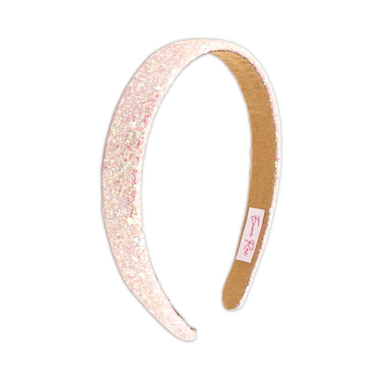 Thin Sparkly Headband Pink