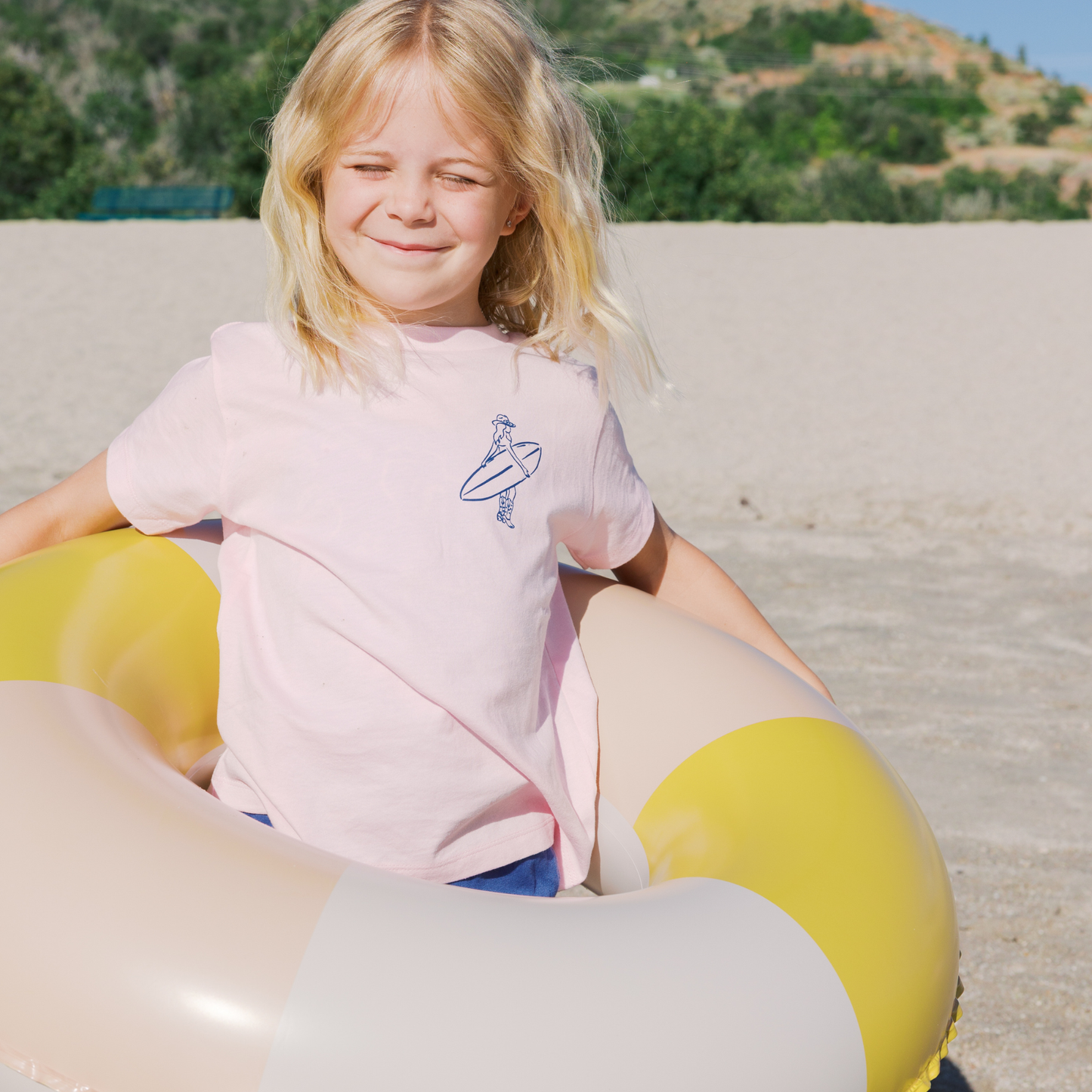 Coastal Cowgirl Surfboard Girls Tee