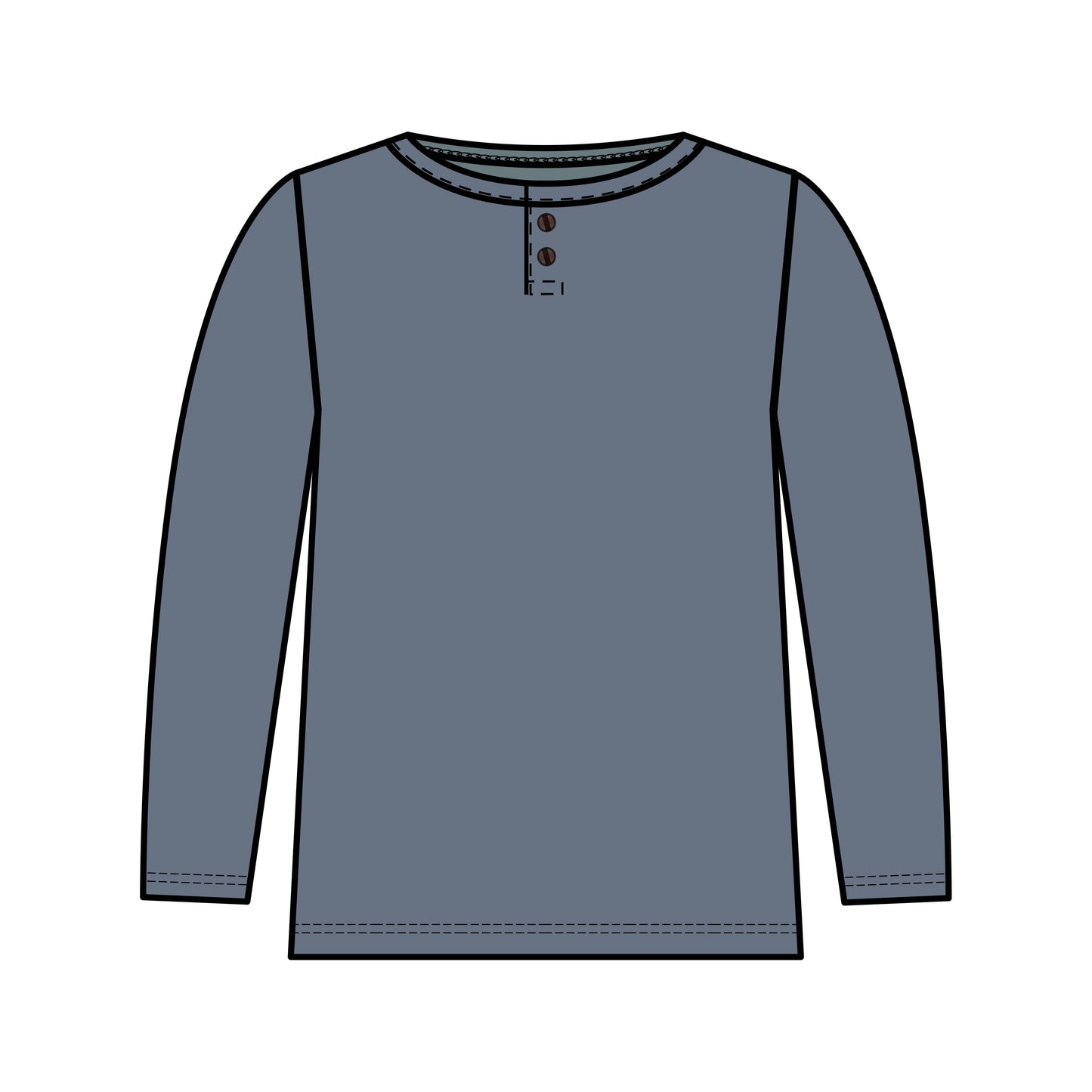 Reef Long Sleeve Henley