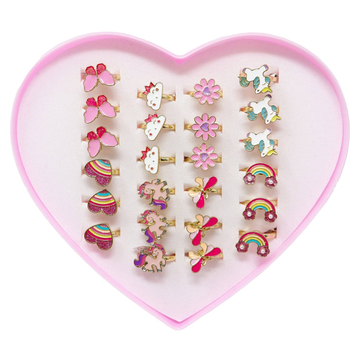 Fidget Rainbow Fantasy Sparkle Rings