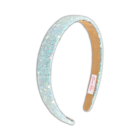 Thin Sparkly Headband Blue