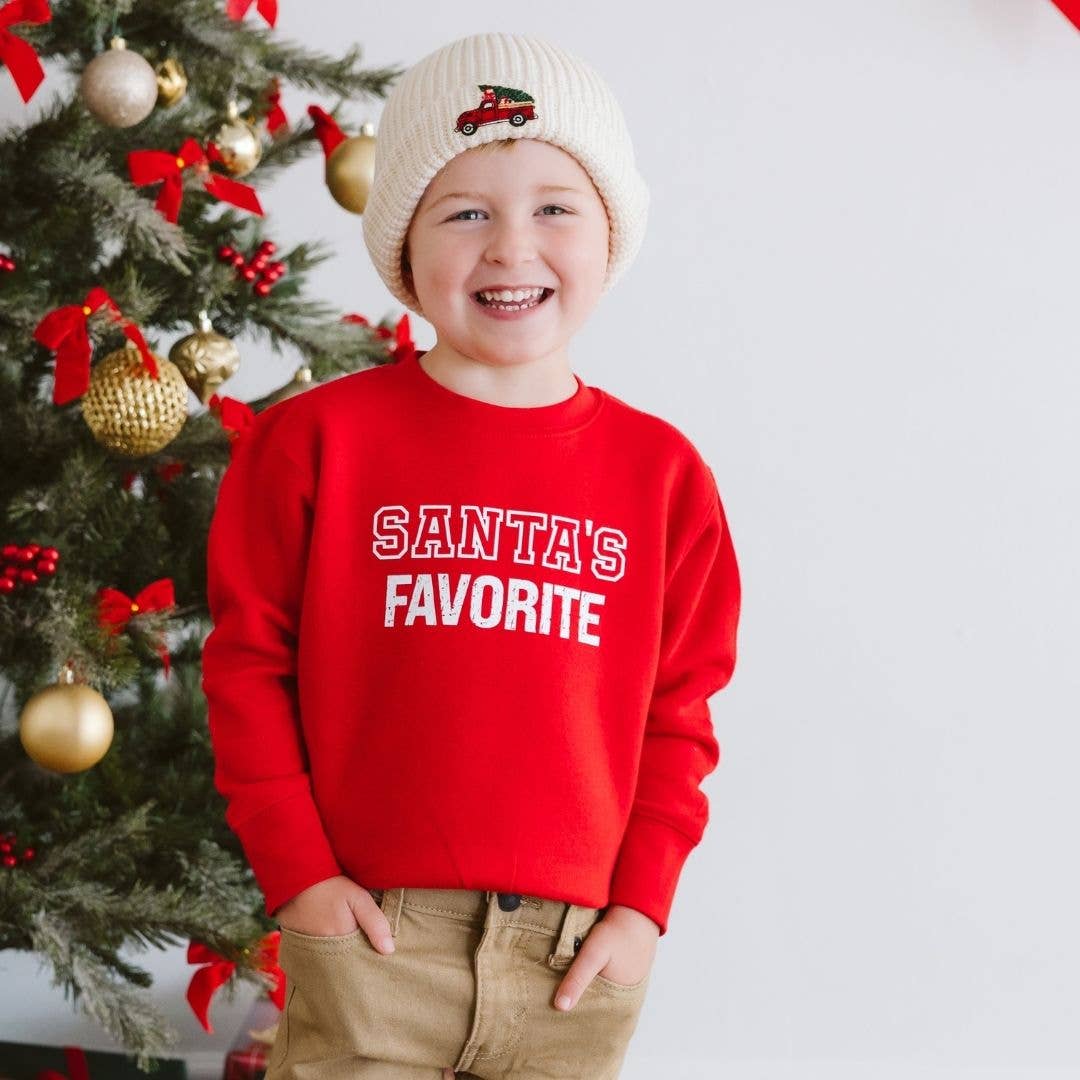 Santa's Favorite Christmas Sweatshirt - Boys Clothing