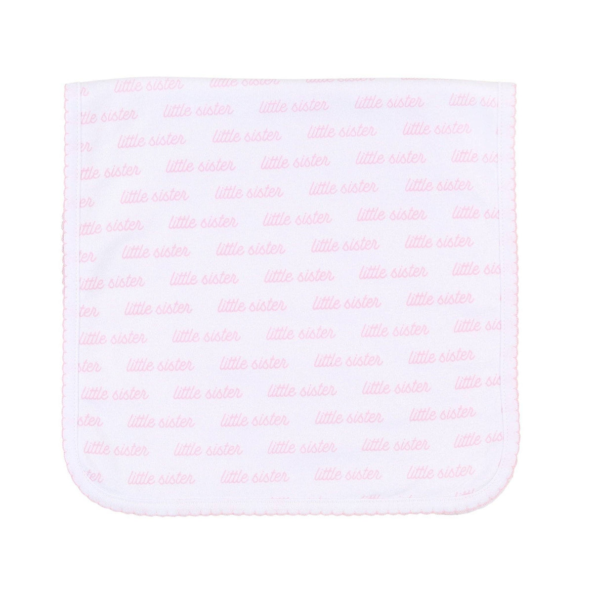 Little Sister Print Burp Cloth