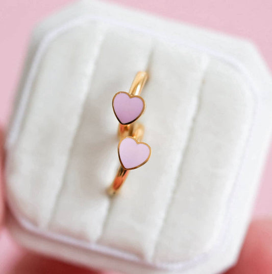 Pink Heart Huggies