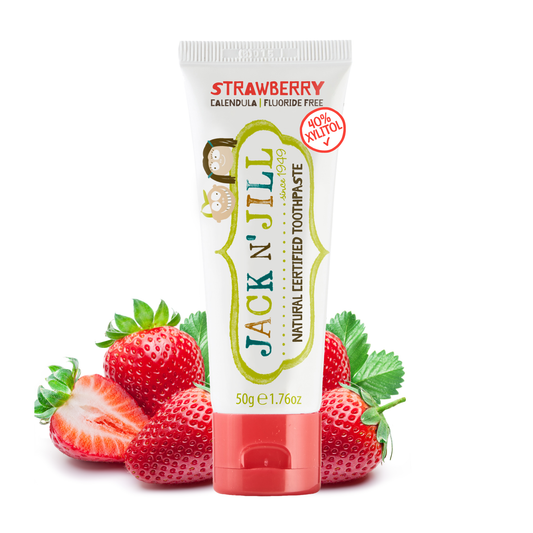 Jack N' Jill Natural Certified Kids Toothpaste Strawberry