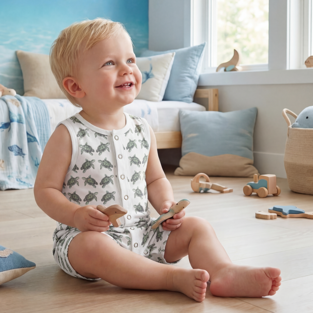 Sea Turtle Tank Romper