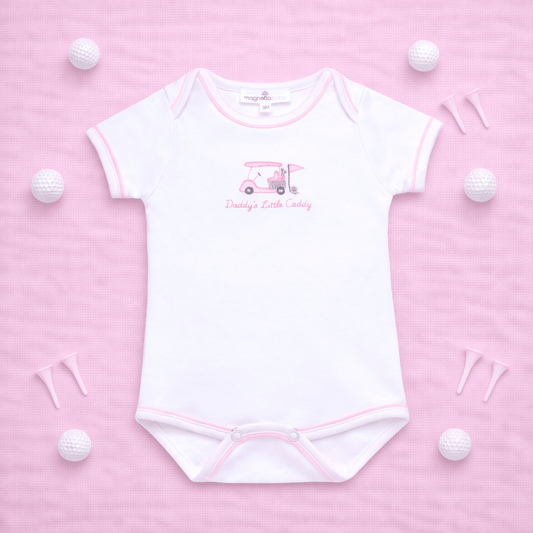 Little Golfer Bodysuit Pink