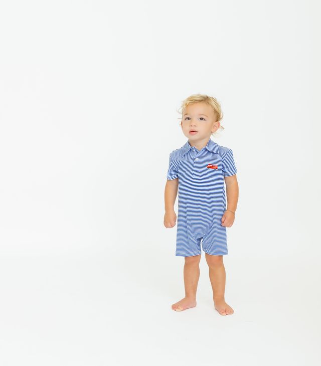 Firetruck Polo Romper