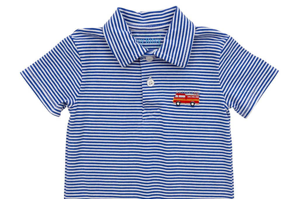 Firetruck Polo Romper