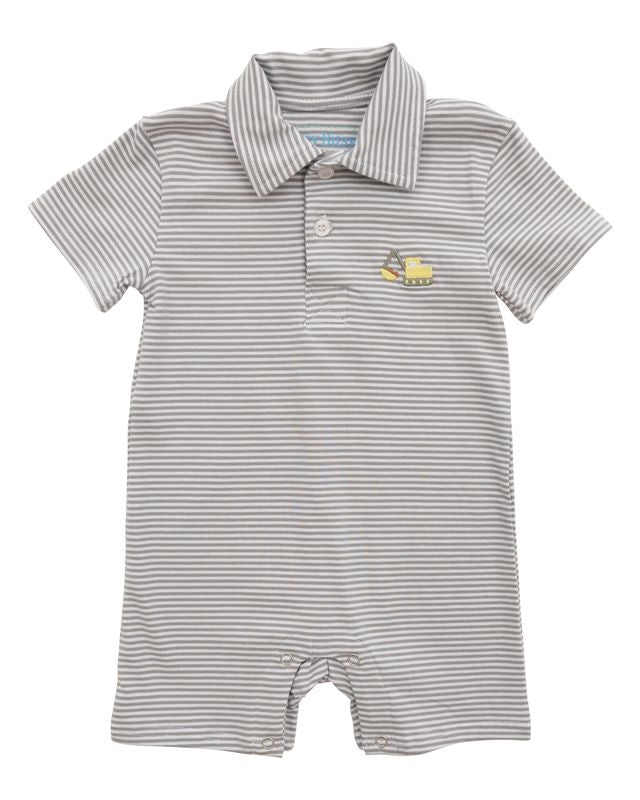 Construction Polo Romper