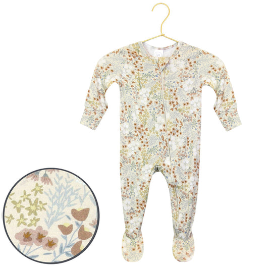Pearl Zipper Footie