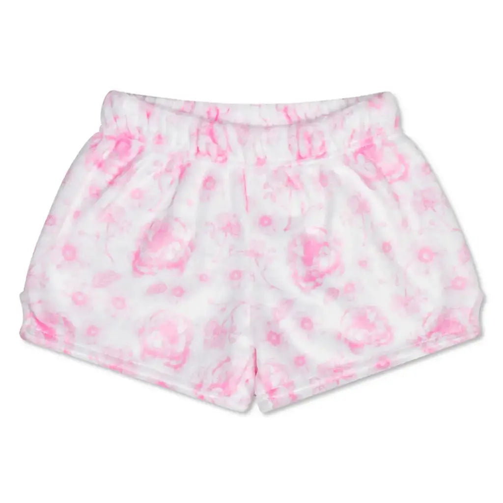 Pretty Pink Toile Plush Shorts by iscream