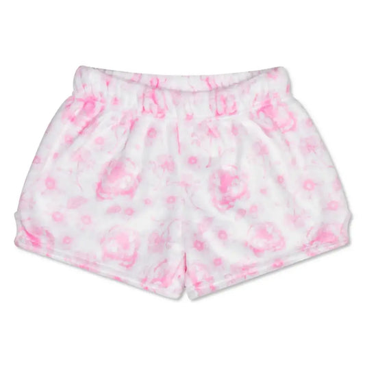 Pretty Pink Toile Plush Shorts by iscream