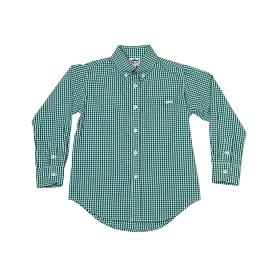 Carter Oxford Shirt - Green Check