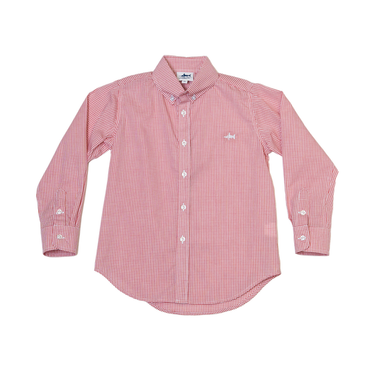 Carter Oxford Shirt - Red Window Pane