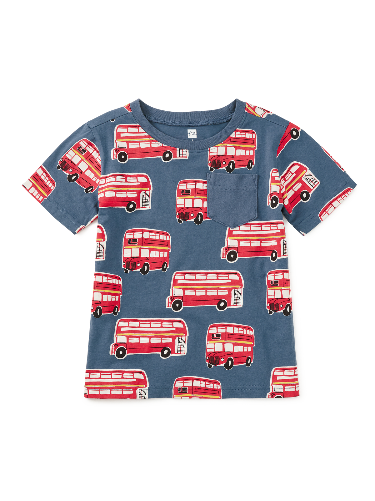 Tea Pocket Tee Double Decker Bus