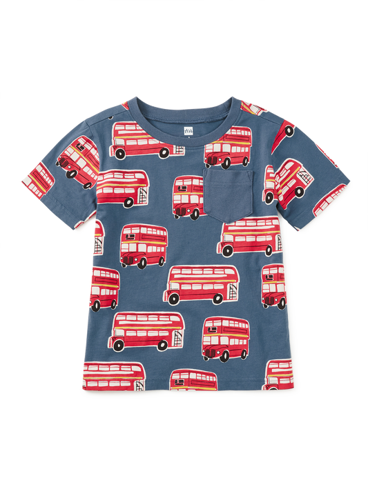Tea Pocket Tee Double Decker Bus
