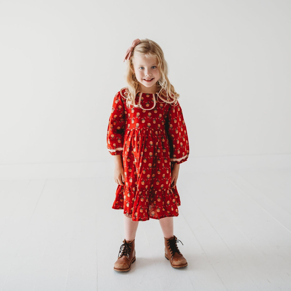Larili Crimson Garden Dress