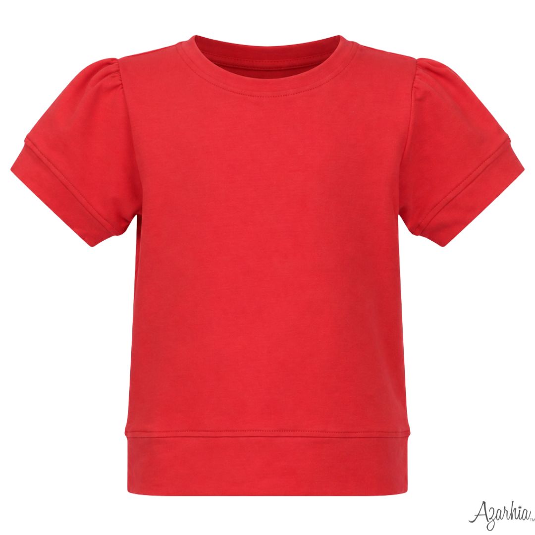 Azarhia Red Short Sleeve Holly