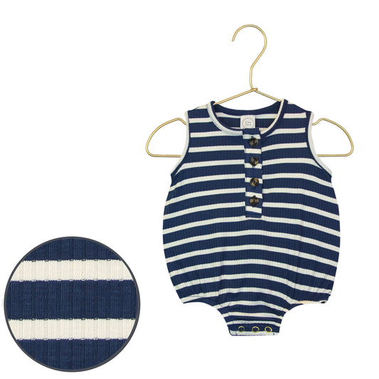 Lou Lou & Company Jack Ribbed Bubble Romper