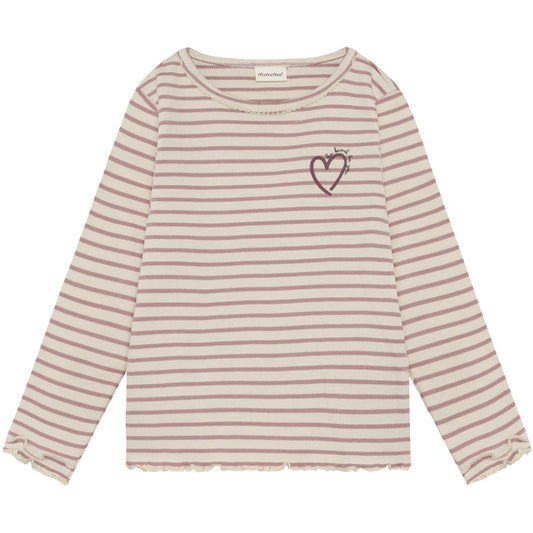 Minymo T-Shirt Ribbed Fawn