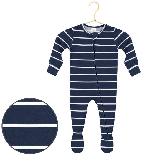 Hayes Zipper Footies - Lou Lou & Company