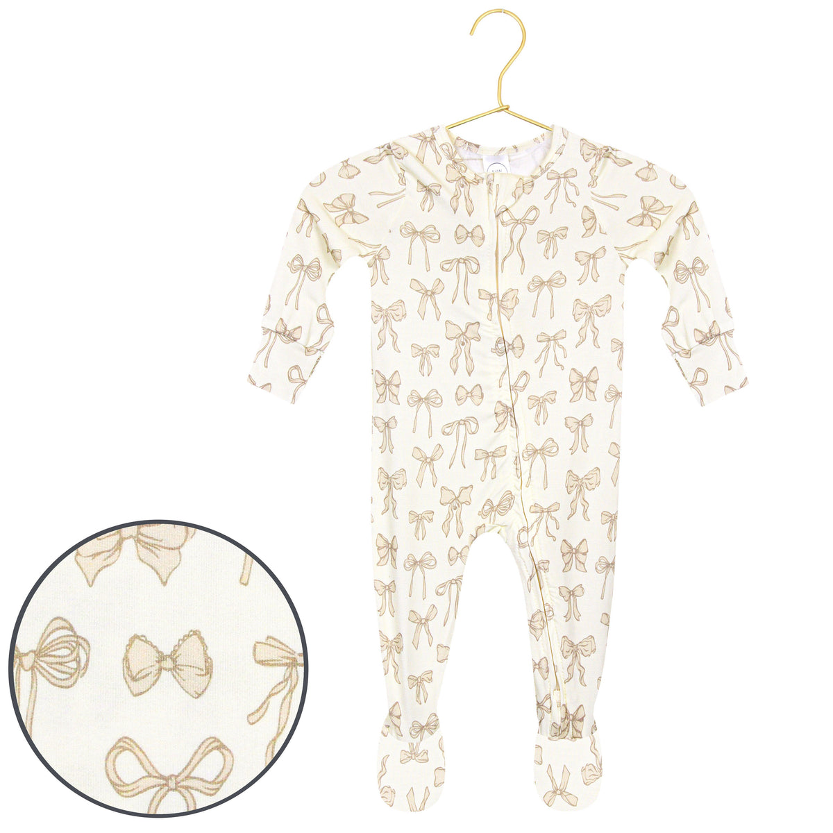Isla Zipper Footies - Lou Lou & Company