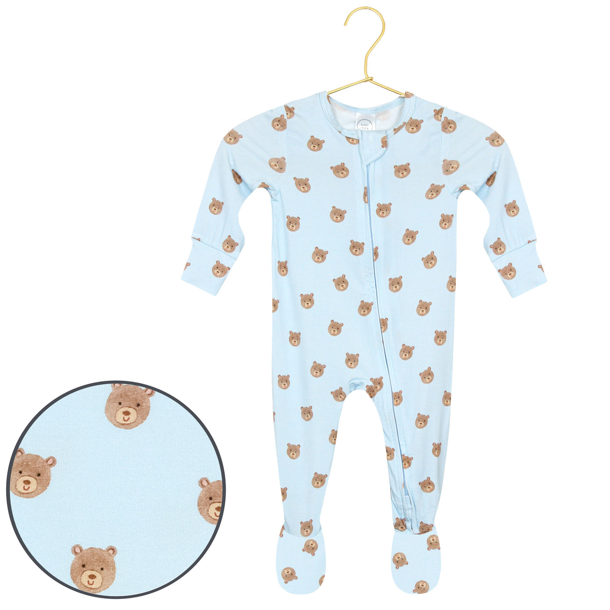 Theodore Zipper Footies - Lou Lou & Company