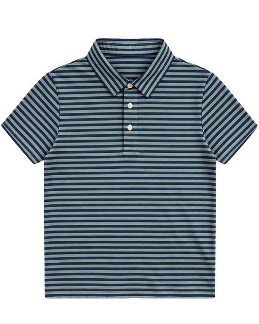 Cadets Le Club Polo in Scholar's Sage & Navy