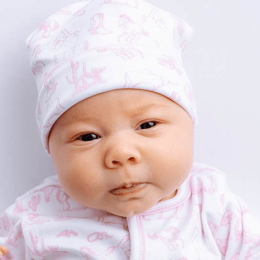 Magnolia Baby Wild West Toile Hat - Pink